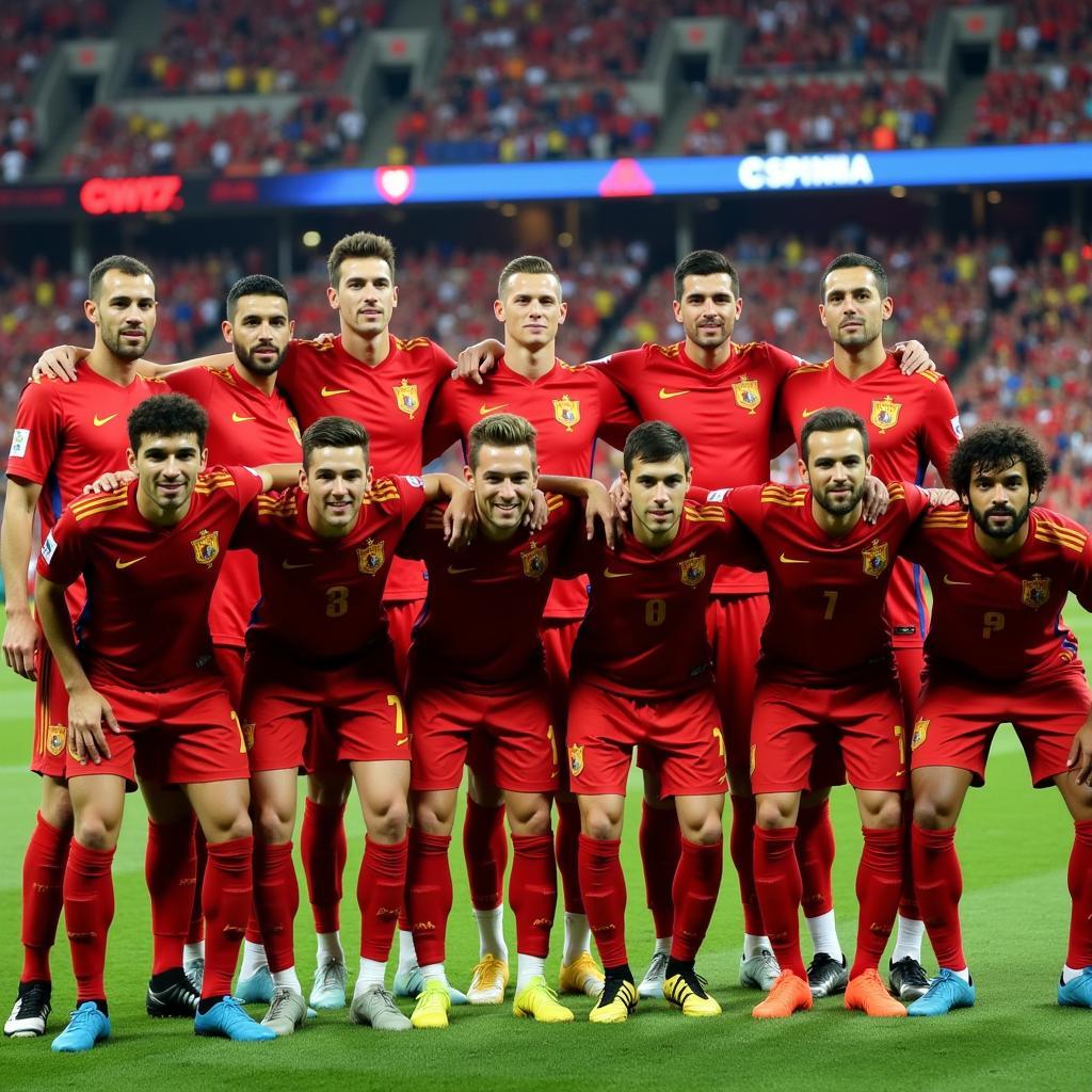 Spain 2018 World Cup Squad Photo