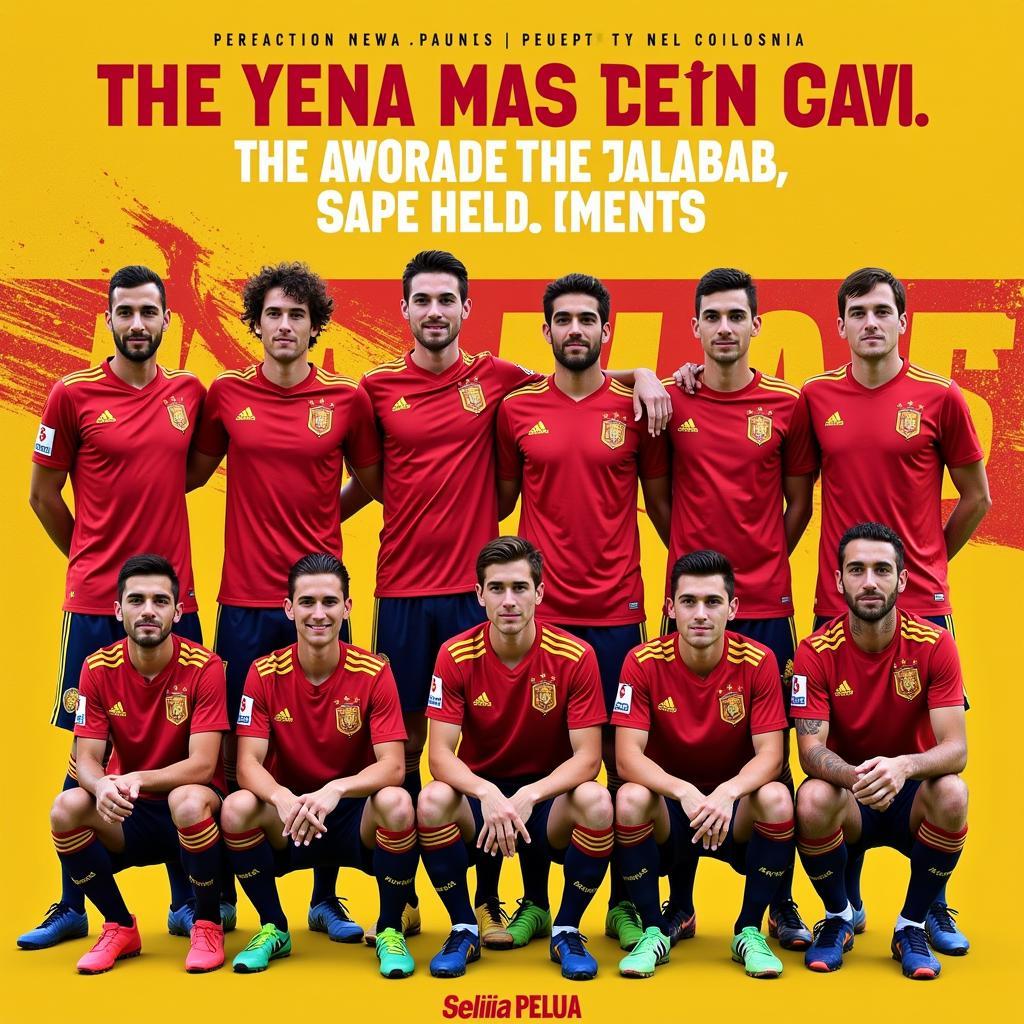 Current Spanish National Team Squad: Young talents like Pedri and Gavi alongside experienced veterans.