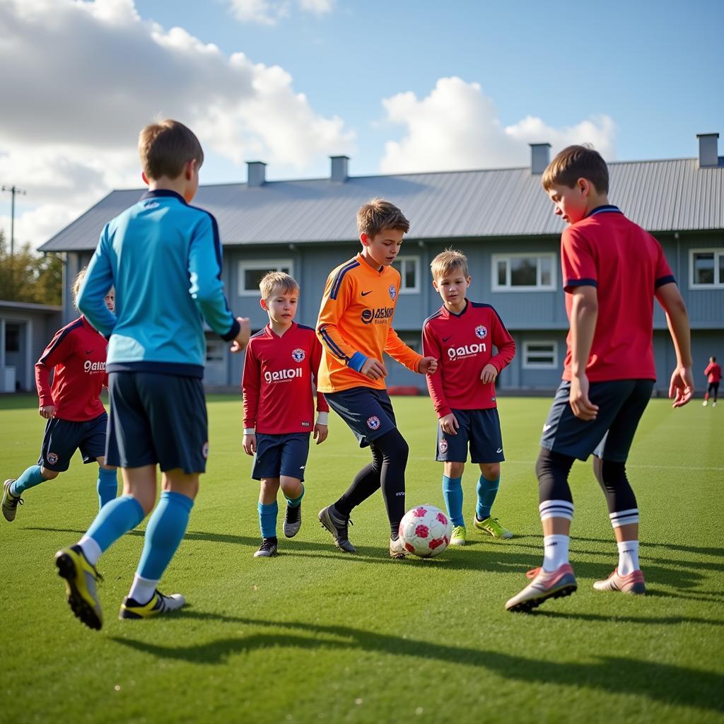 Statoil's contribution to grassroots football development in Norway.