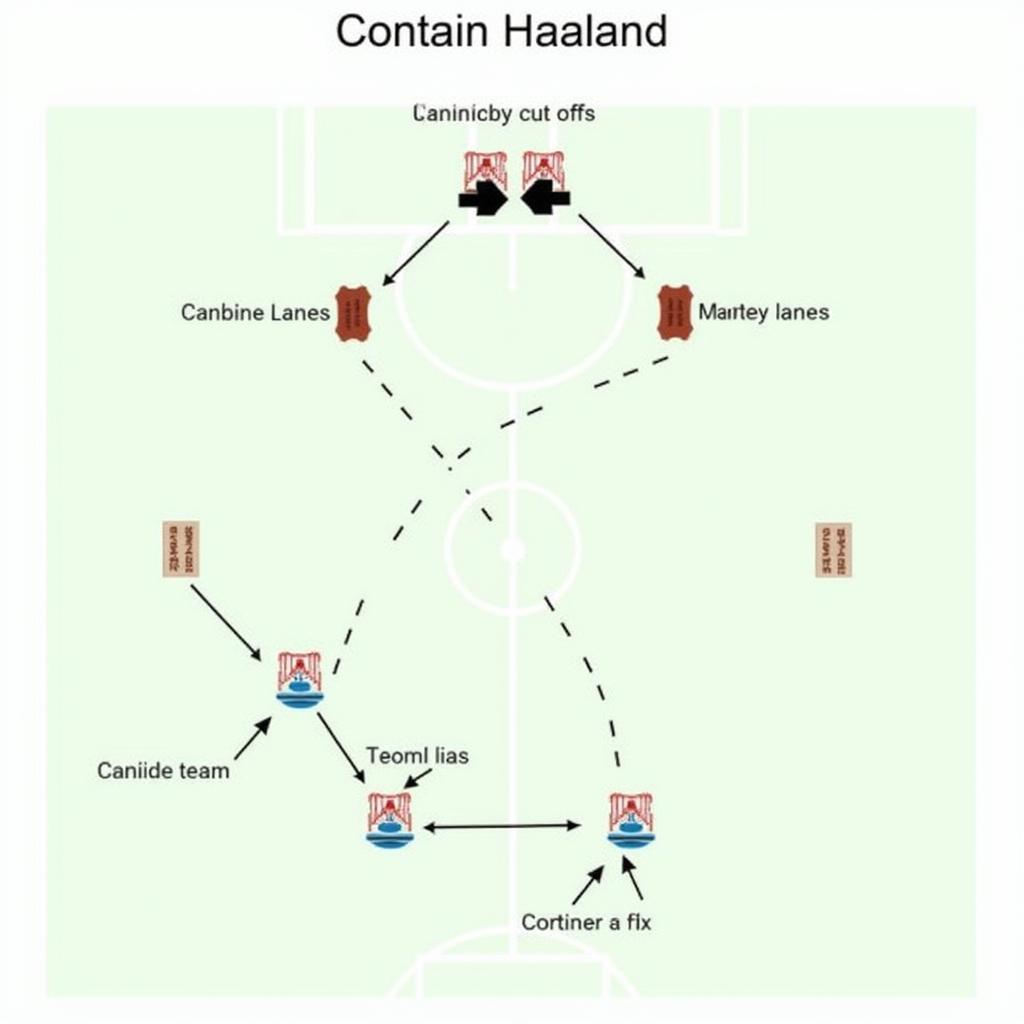 Tactical analysis of defending against Haaland