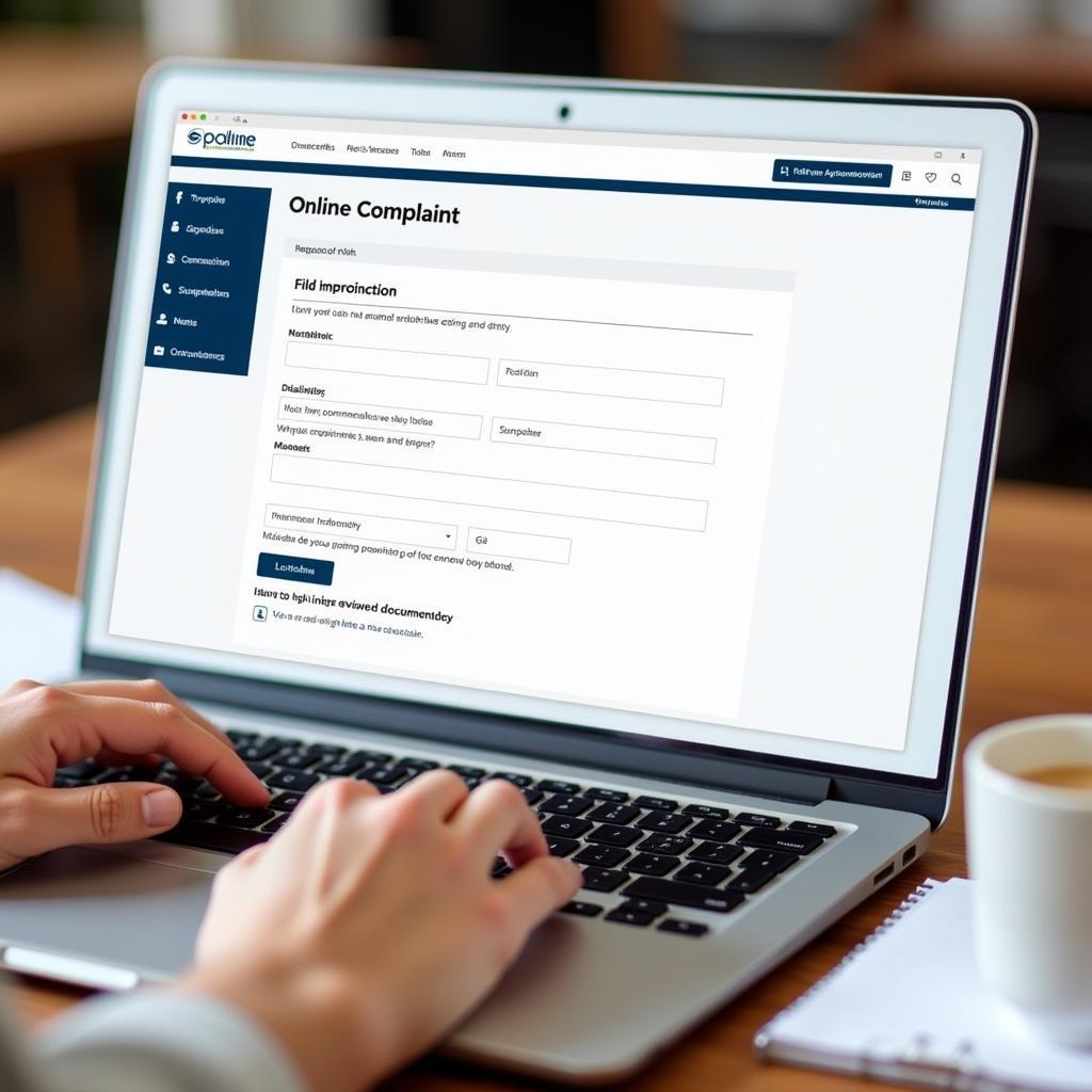 Submitting an Online Complaint Form