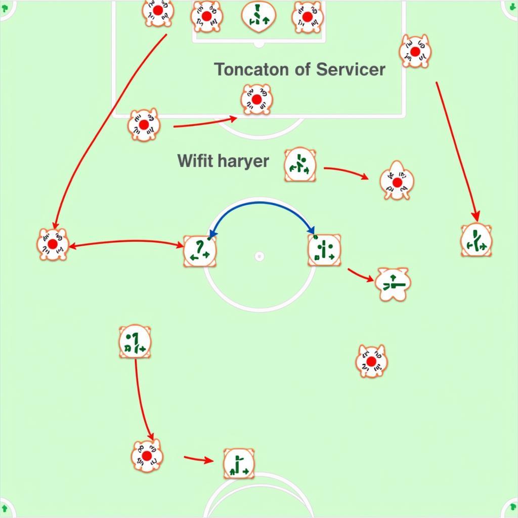 Tactical Analysis of the 4-3-3 Formation Using Player Symbols