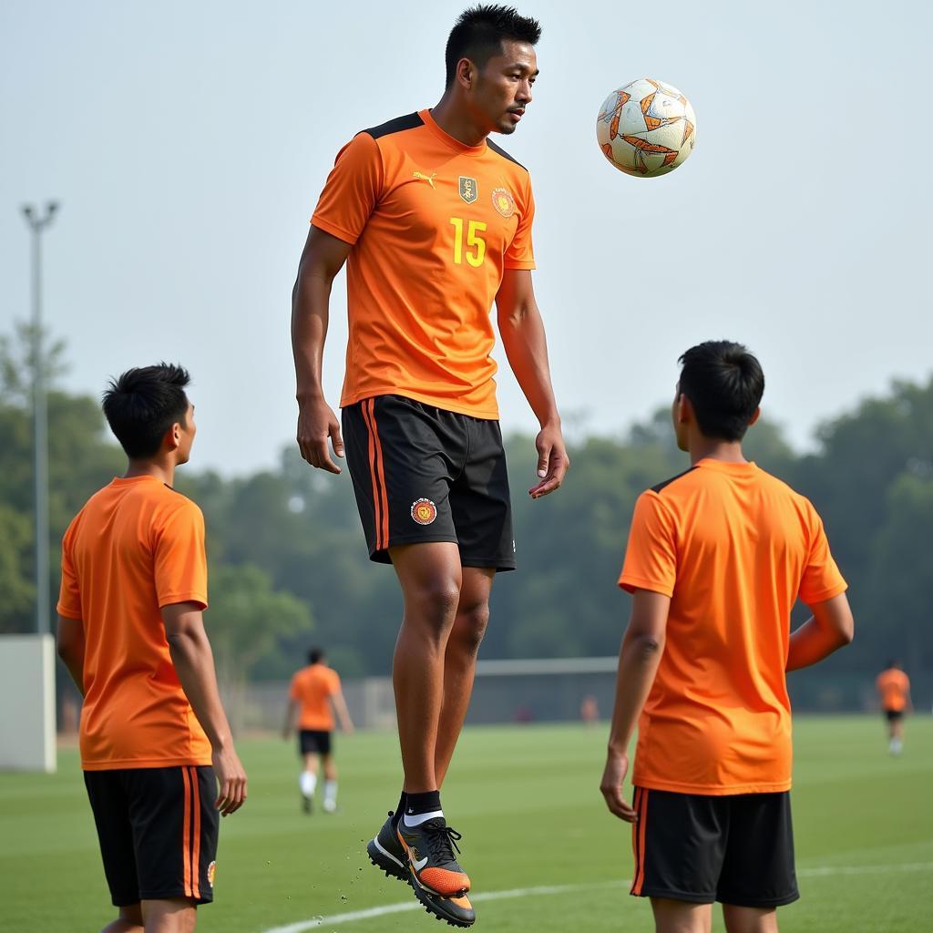 Tran Hinh - The Tallest Vietnamese Footballer