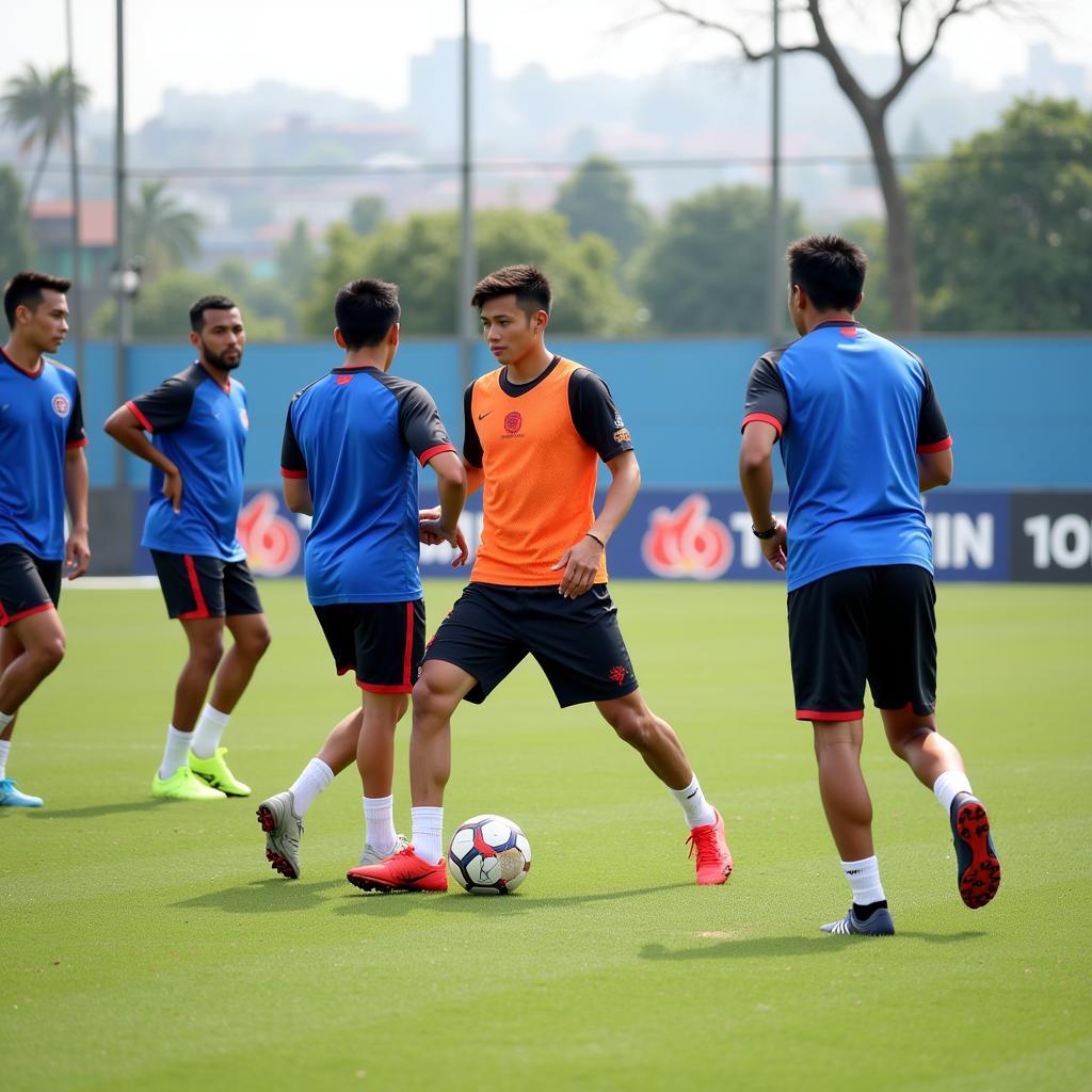 Tay Ninh Football Training Session in 2019