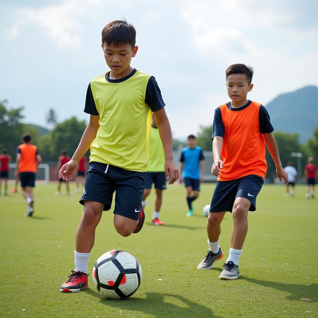 Thai Binh Football Academy Training