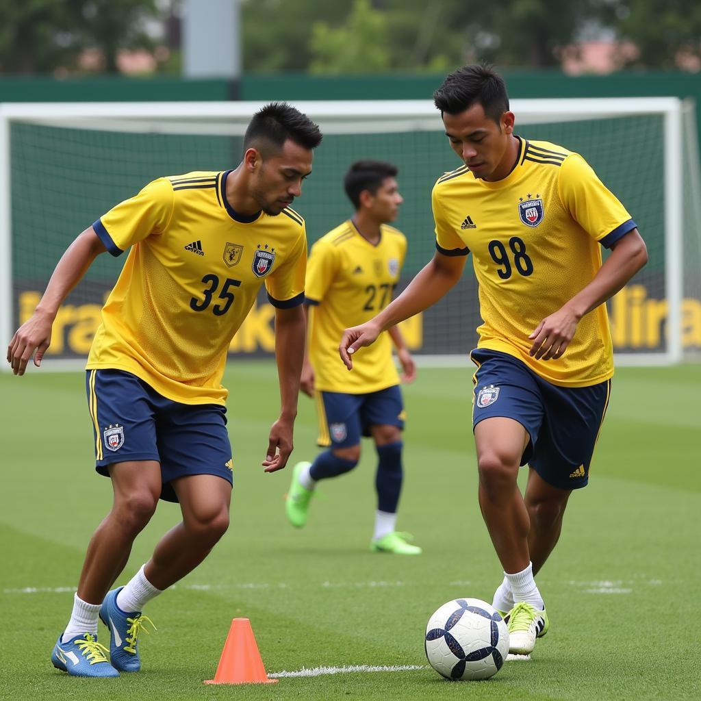 Thai Football Training Drills