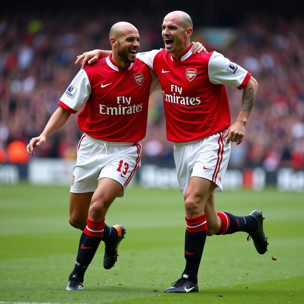 Thierry Henry and Dennis Bergkamp: Arsenal Legends