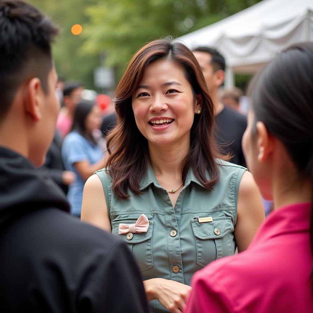 Thuy Tien Engaging in Charity Work