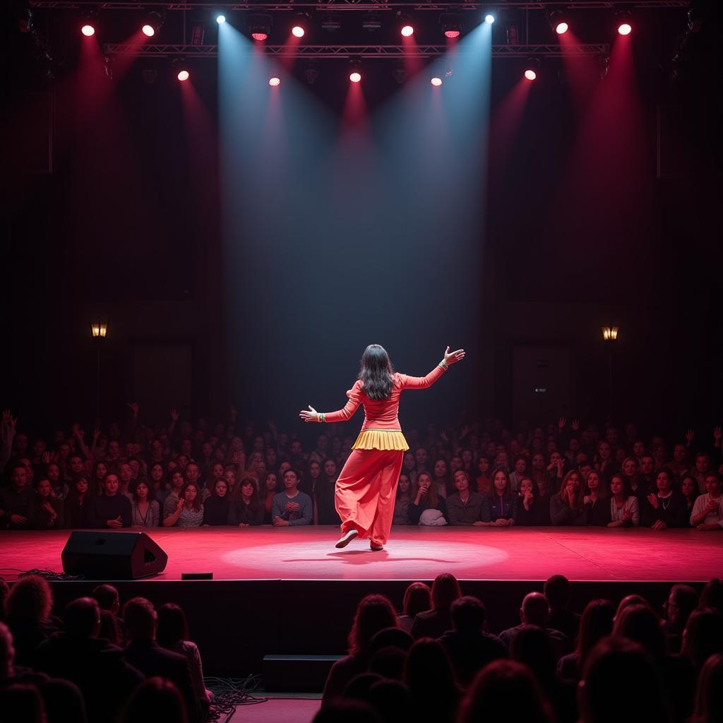 Thuy Tien Performing on Stage