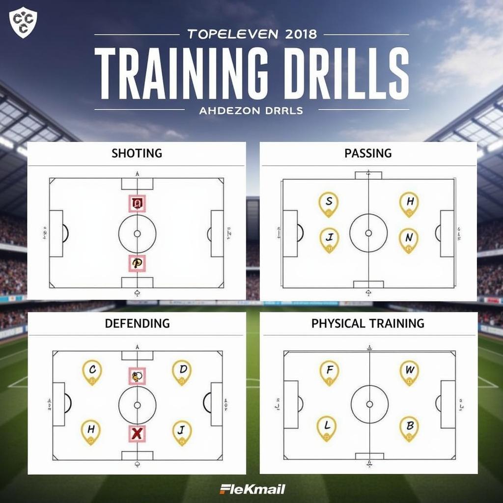 Top Eleven 2018 Key Training Drills