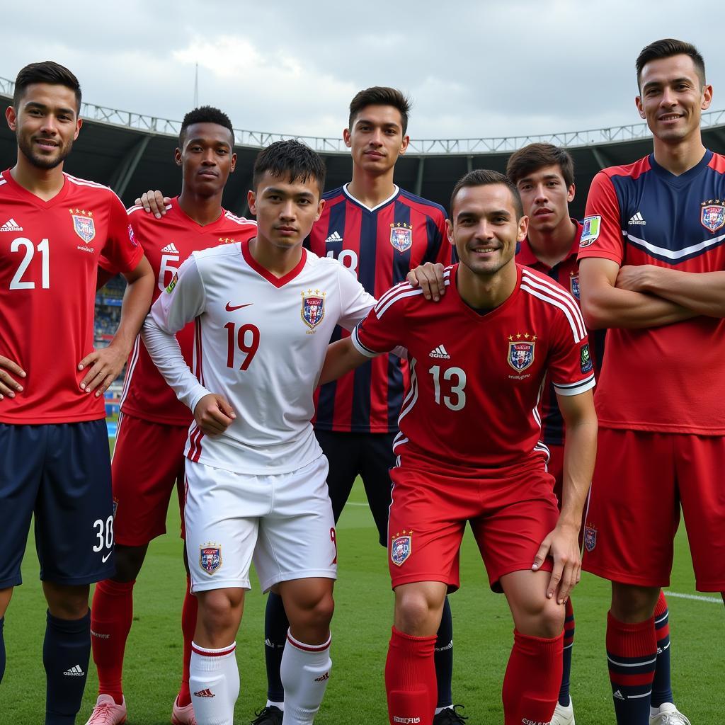 Group of Top Southeast Asian Footballers