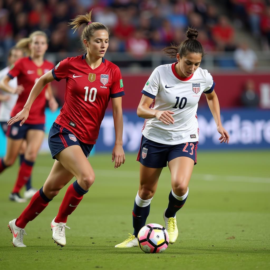 Top U22 Women's Soccer Players in Action