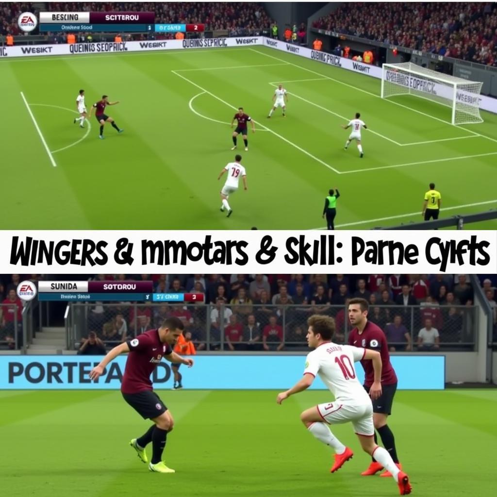 Top wingers showcasing pace and dribbling skills in FIFA Online 4