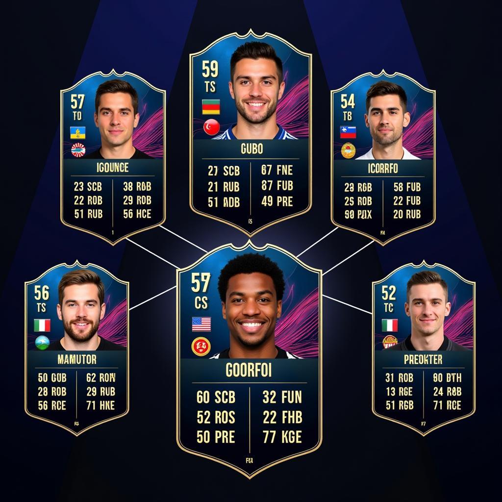 TOTS Cards in a FIFA Ultimate Team Squad