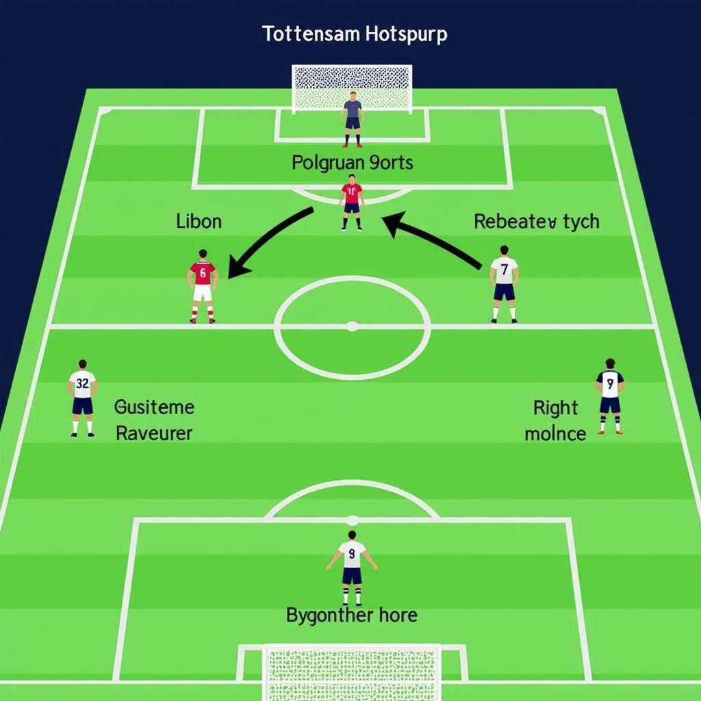 Tottenham Hotspur defensive lineup and formation