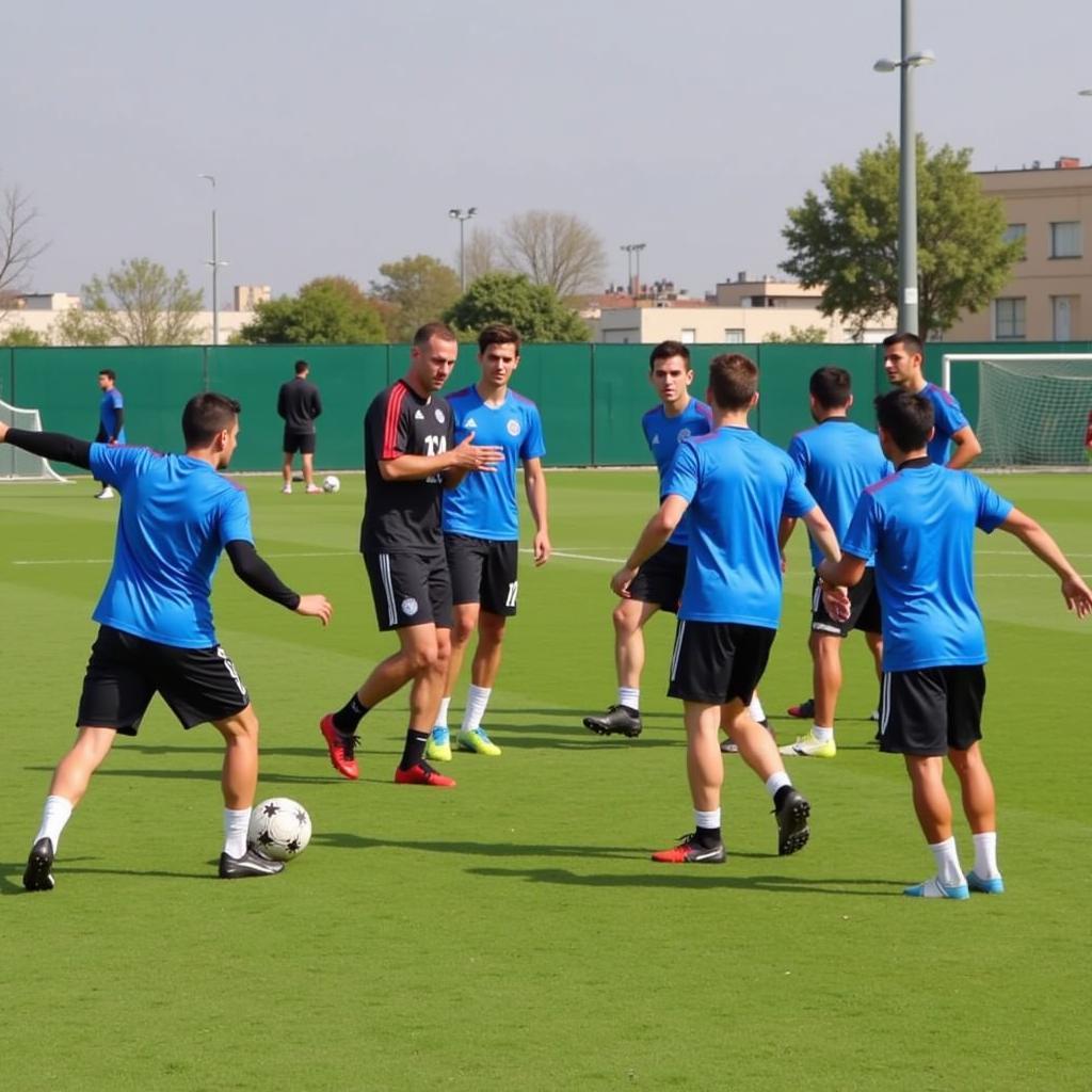 U19 Israel players participate in a rigorous training session focused on technical skills and tactical awareness.