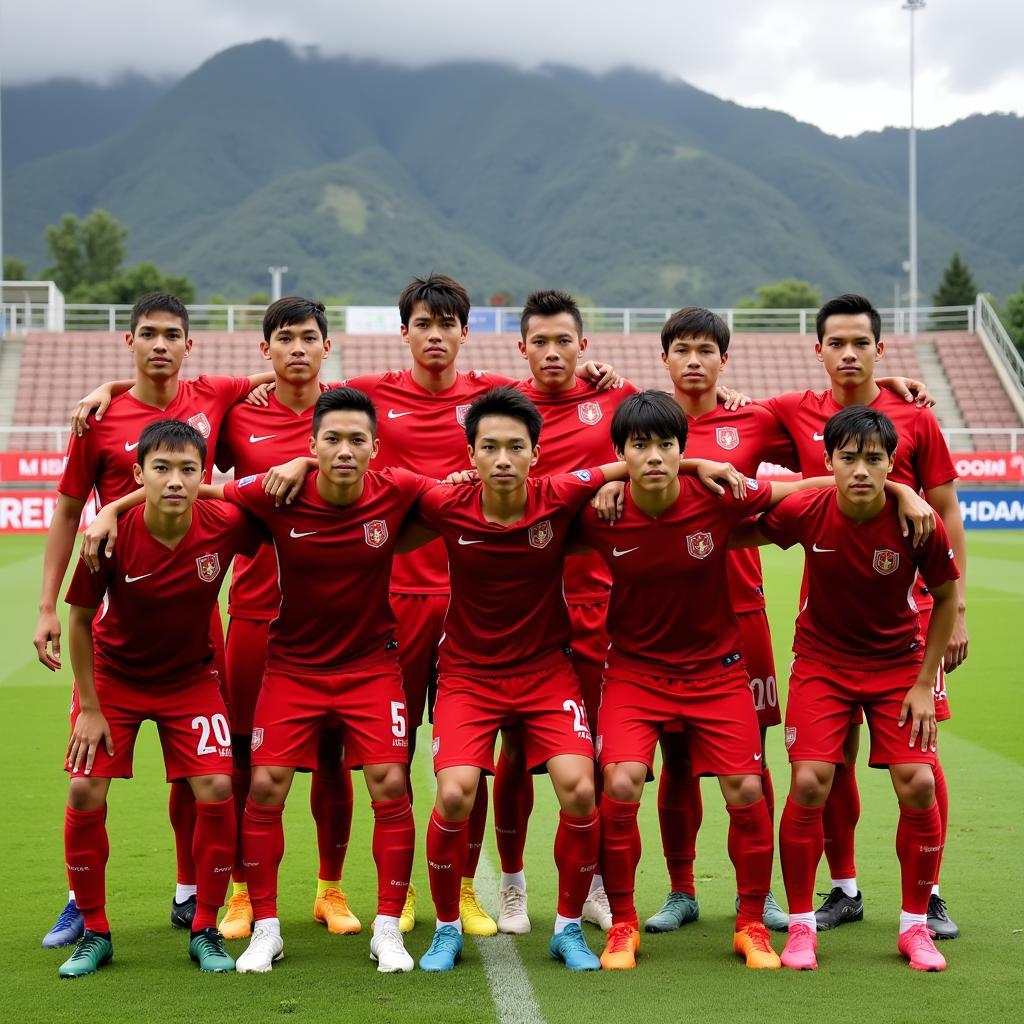 U19 Vietnam team photo