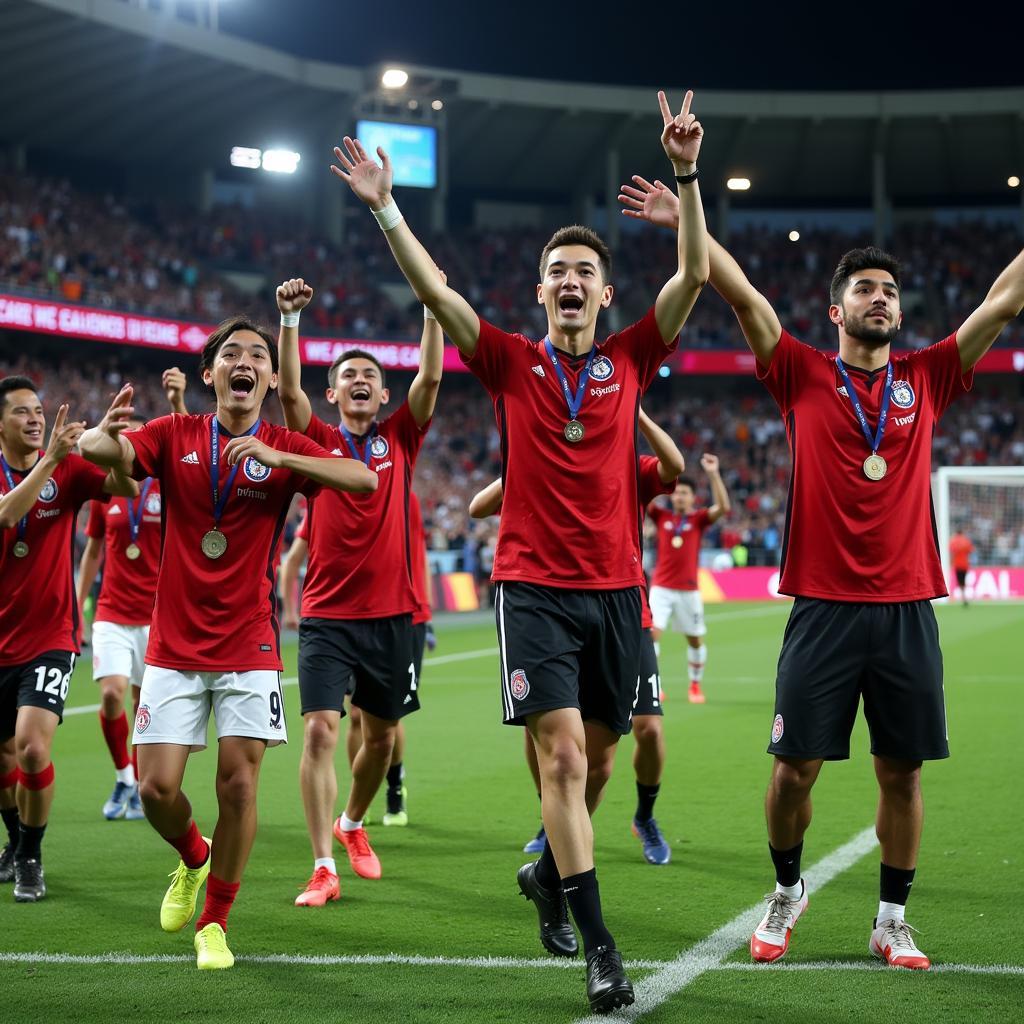 U22 SEA Games Fans Celebrating