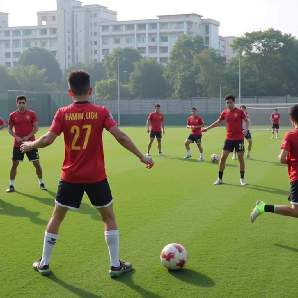 U22 Vietnam Football Team Training Session