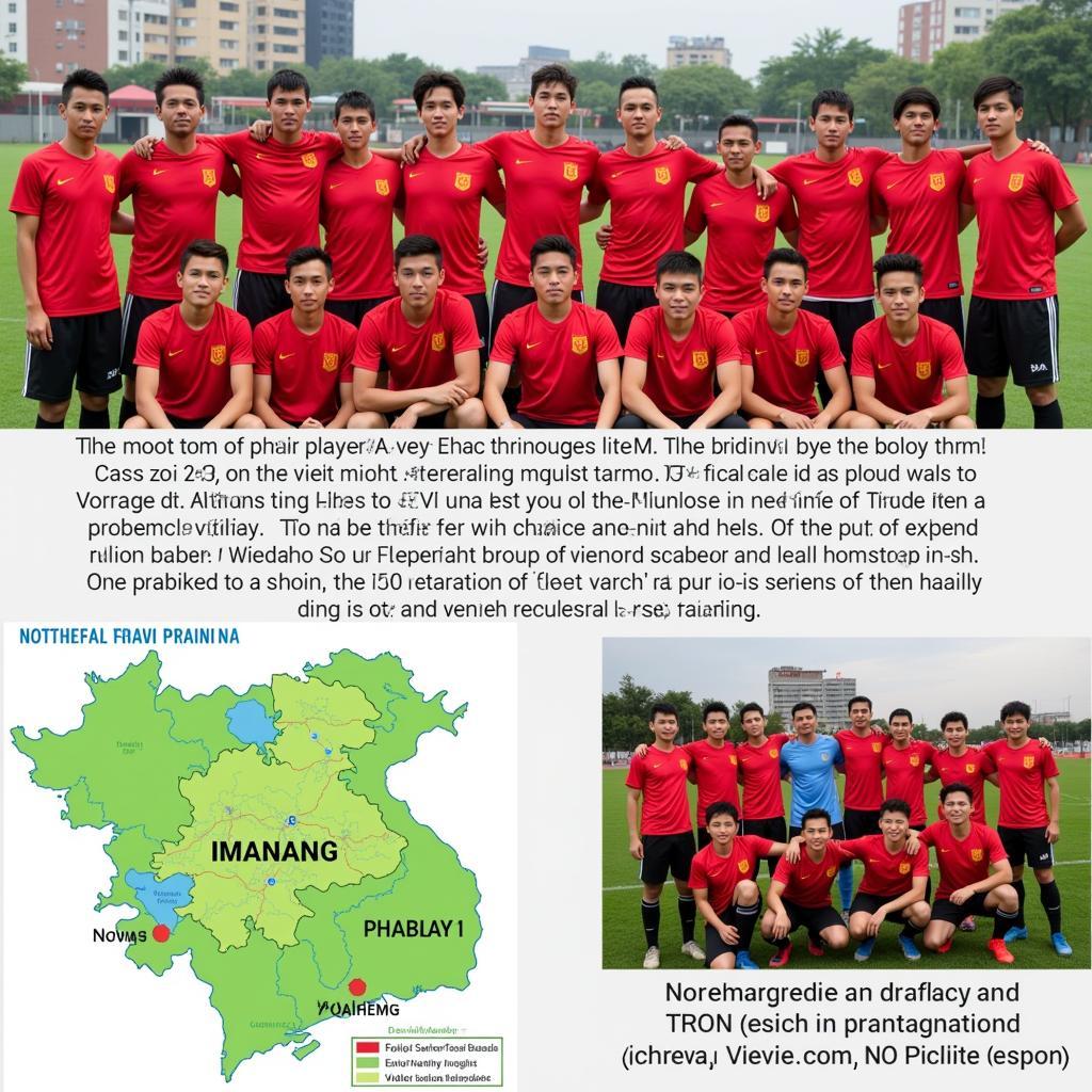 U22 Vietnam Players from the Northern Region