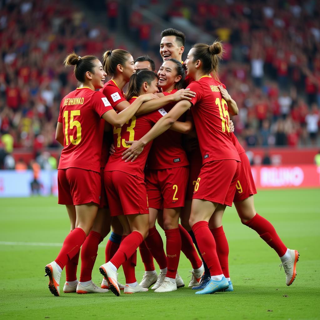 U22 Vietnam Team Celebration