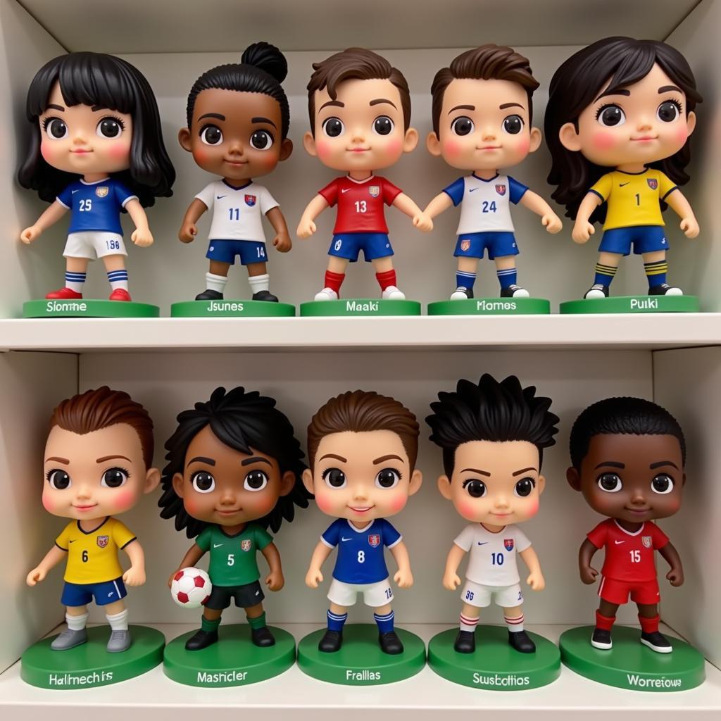 U23 Football Chibi Figures Popularity