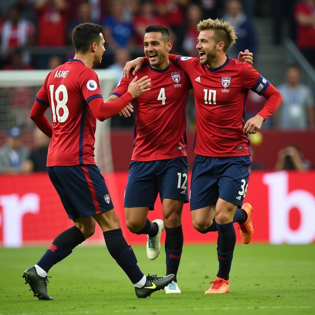 U23 Player Celebrating a Goal