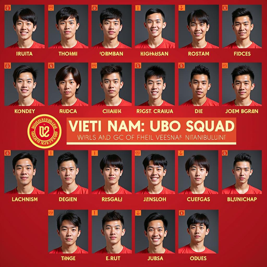 Key players of U23 Vietnam Team