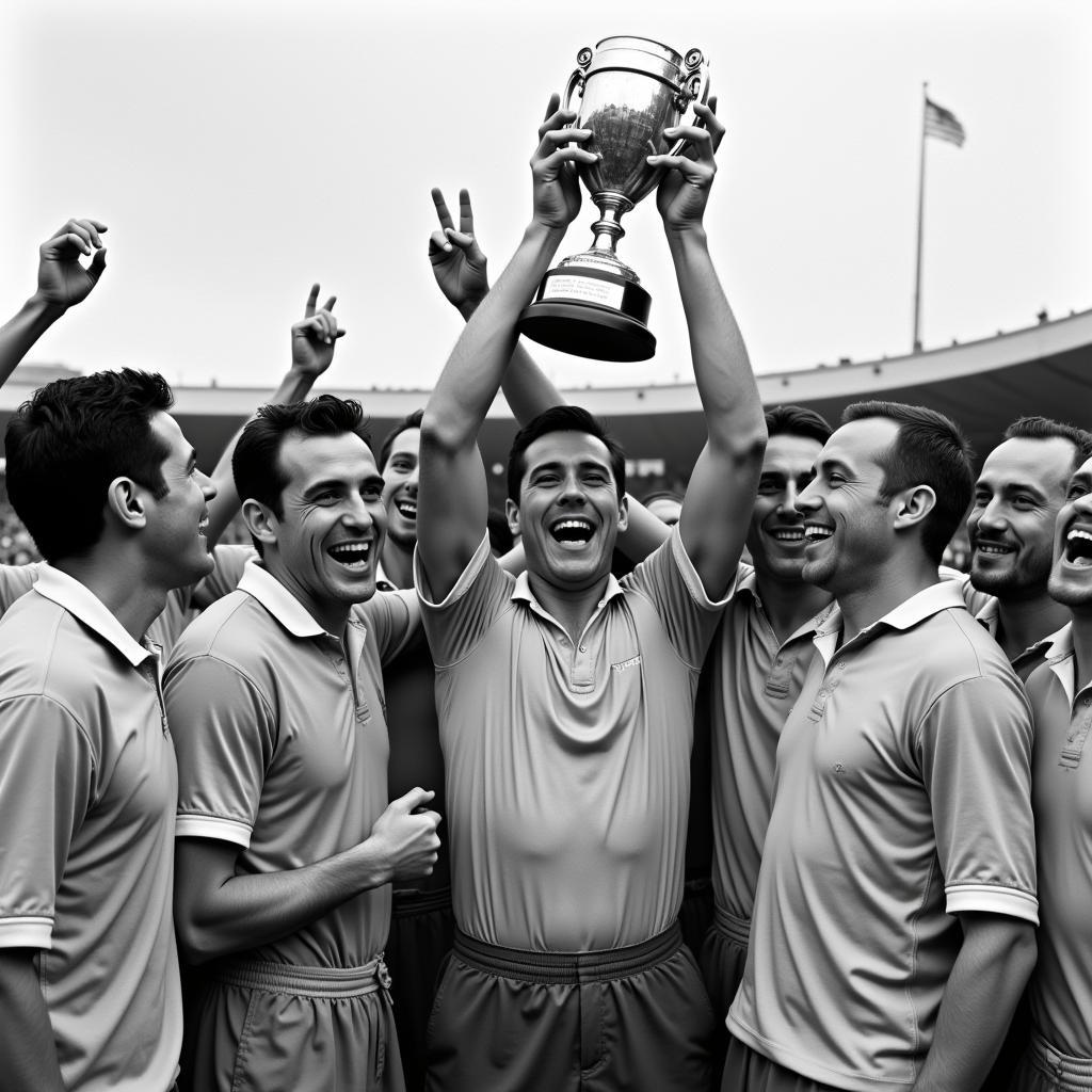 Uruguay 1930 World Cup Winners Team Photo