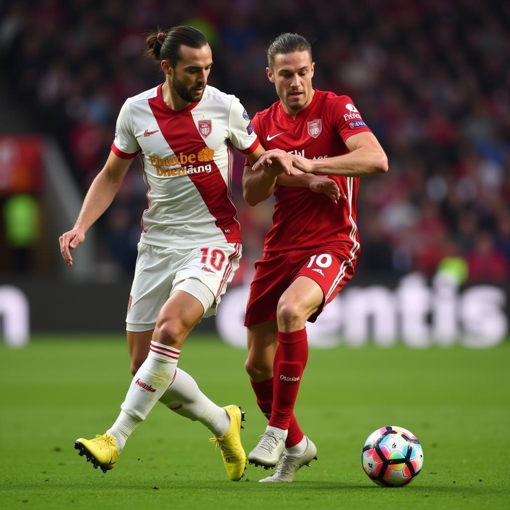 Virgil van Dijk tackles Erling Haaland