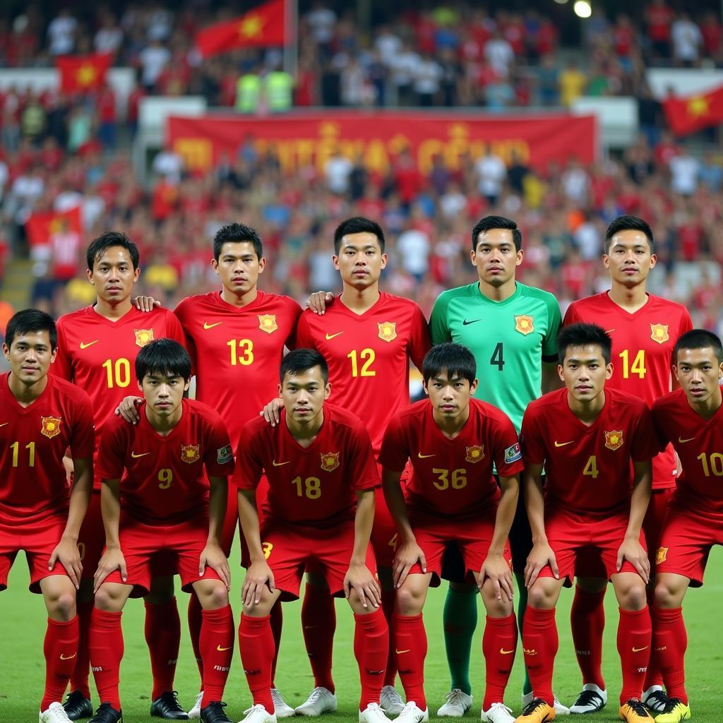 Vietnam AFF Cup 2008 Squad Photo