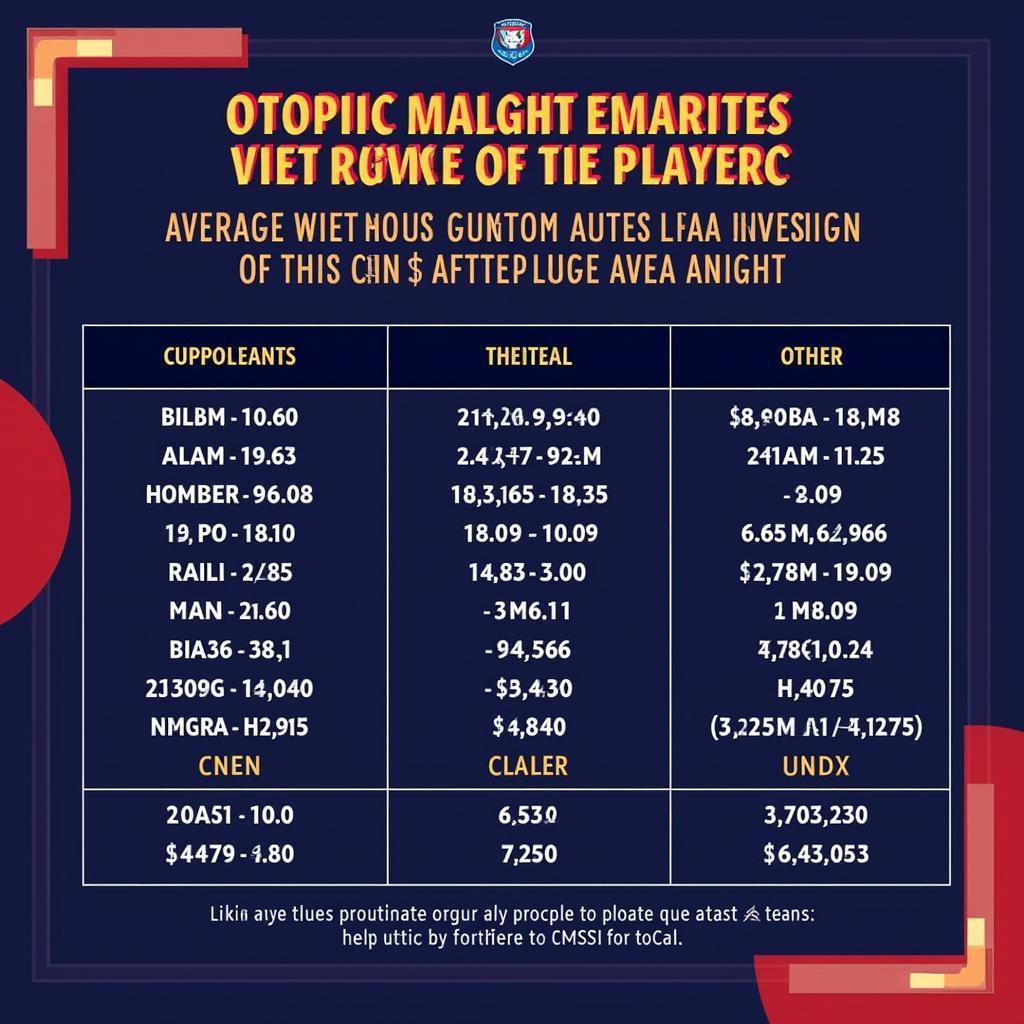 Vietnam National Football Team Salary Comparison with Other Leagues