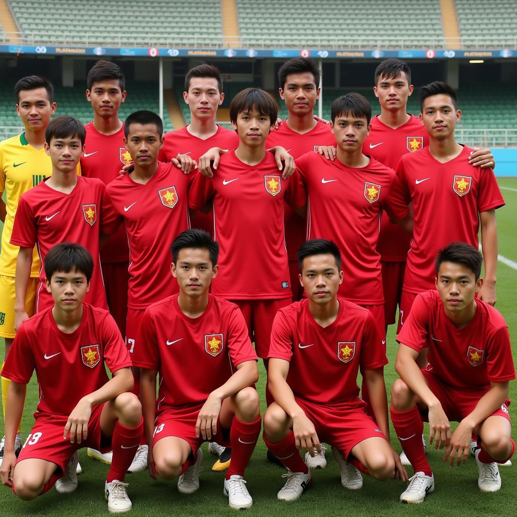 Vietnam U19 Team Official Portrait 2014