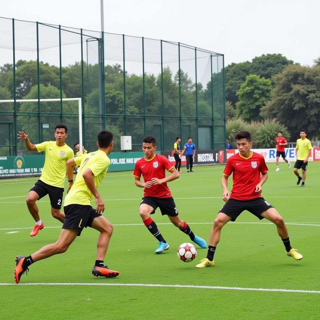 Vietnam U22 Squad Training for SEA Games 2017