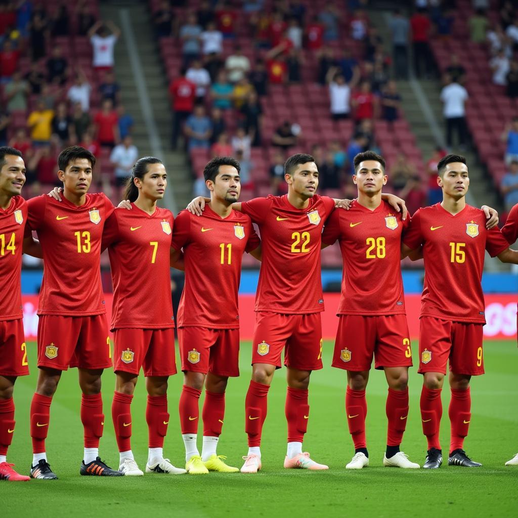 Vietnam U23 Squad at the 2019 AFC Championship