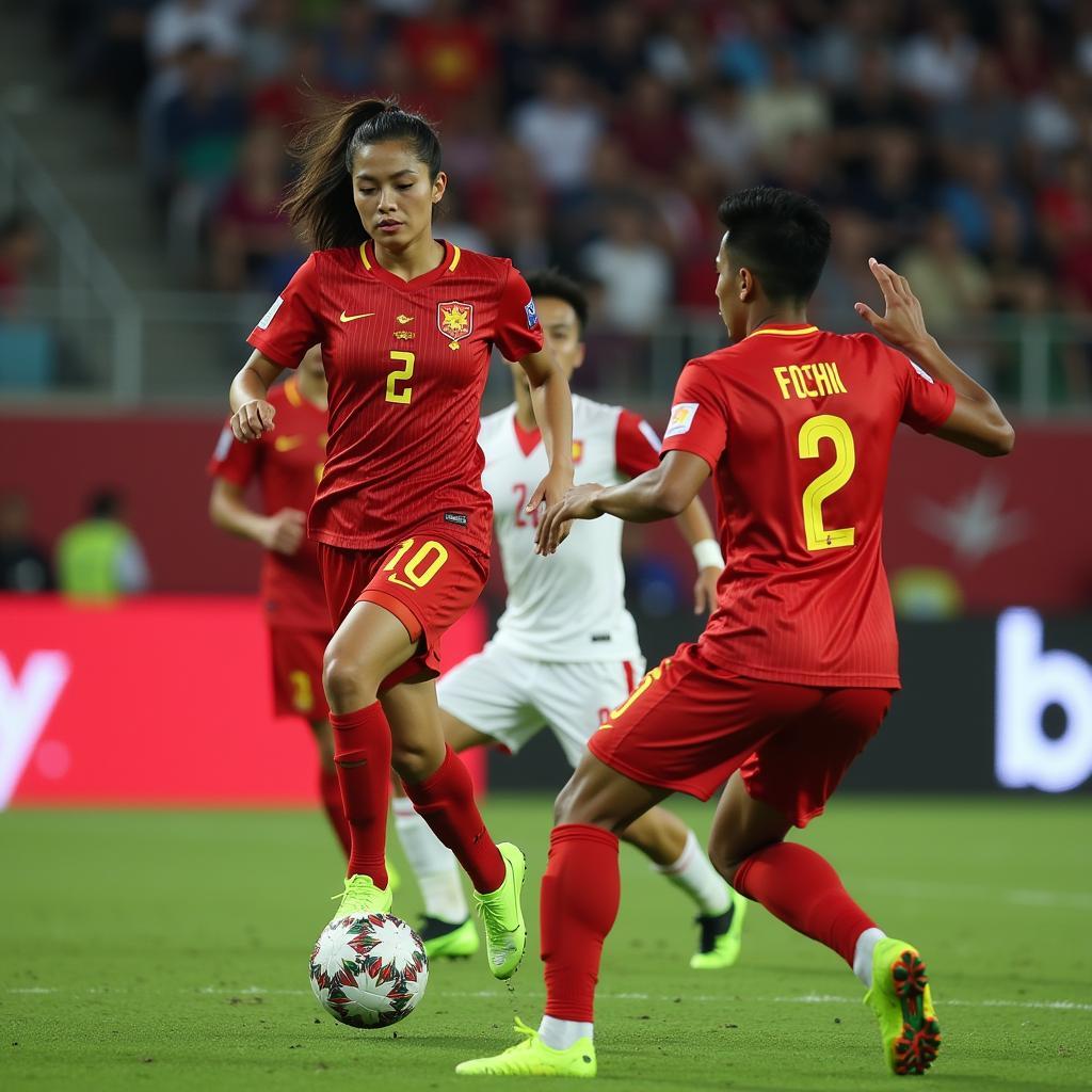 Vietnam U23 Football Squad in Action