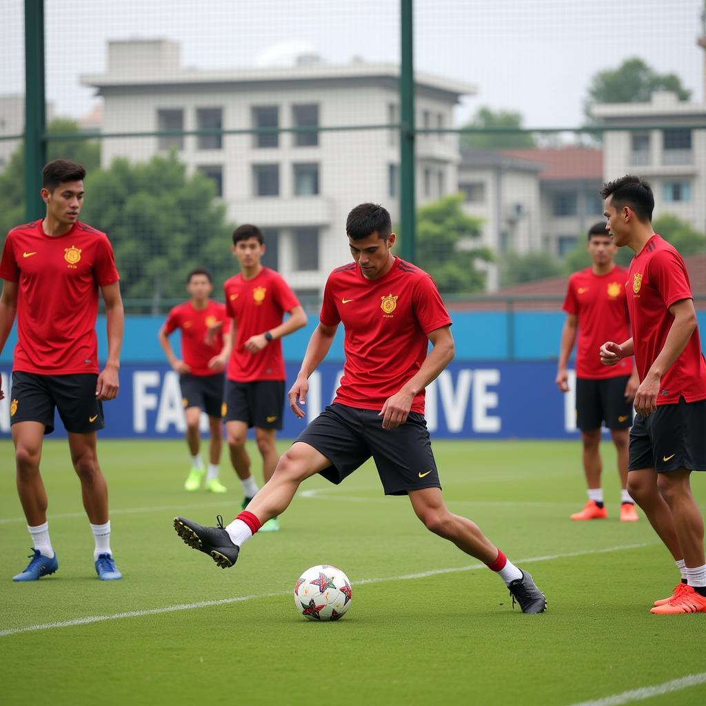 Vietnam U23 Football Team Training Session