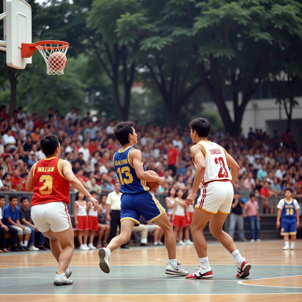 Vietnamese Basketball Game in the 90s