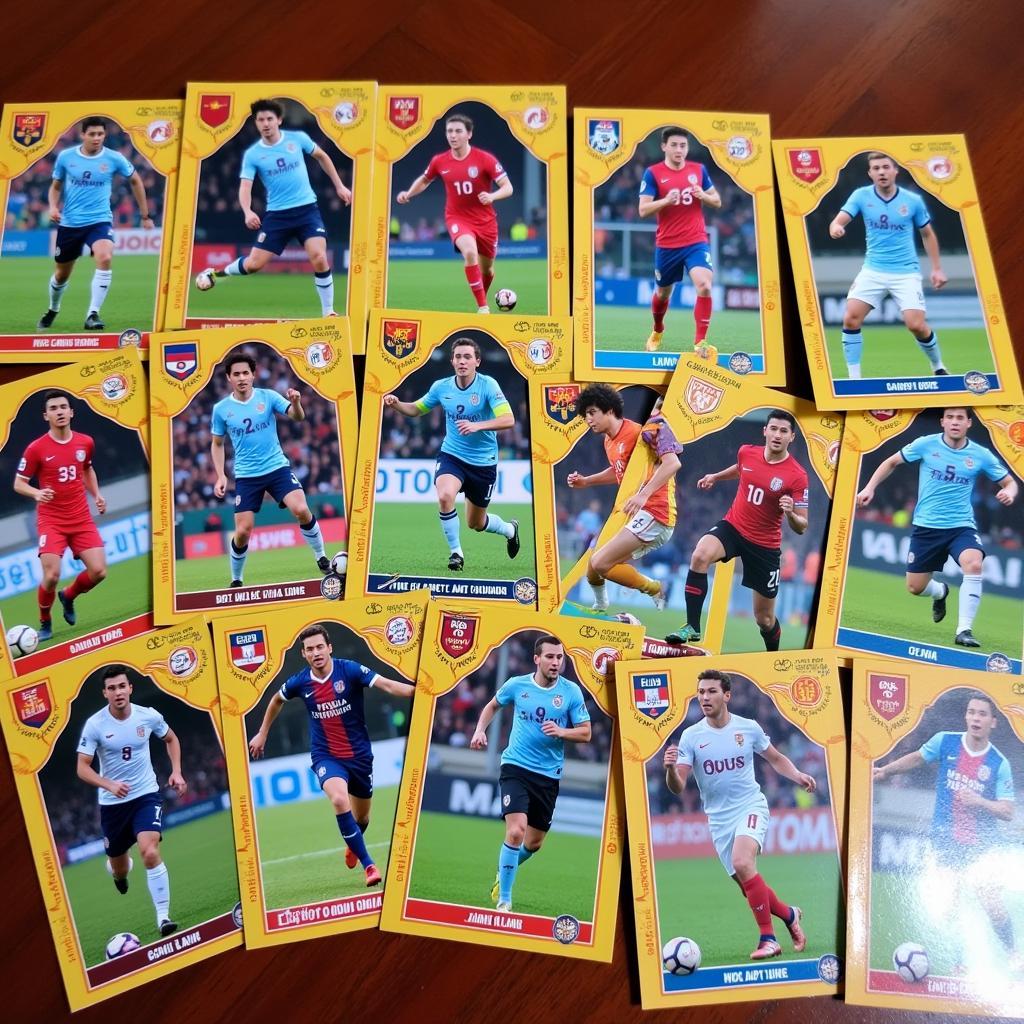 Vietnamese Football Player Card Collection