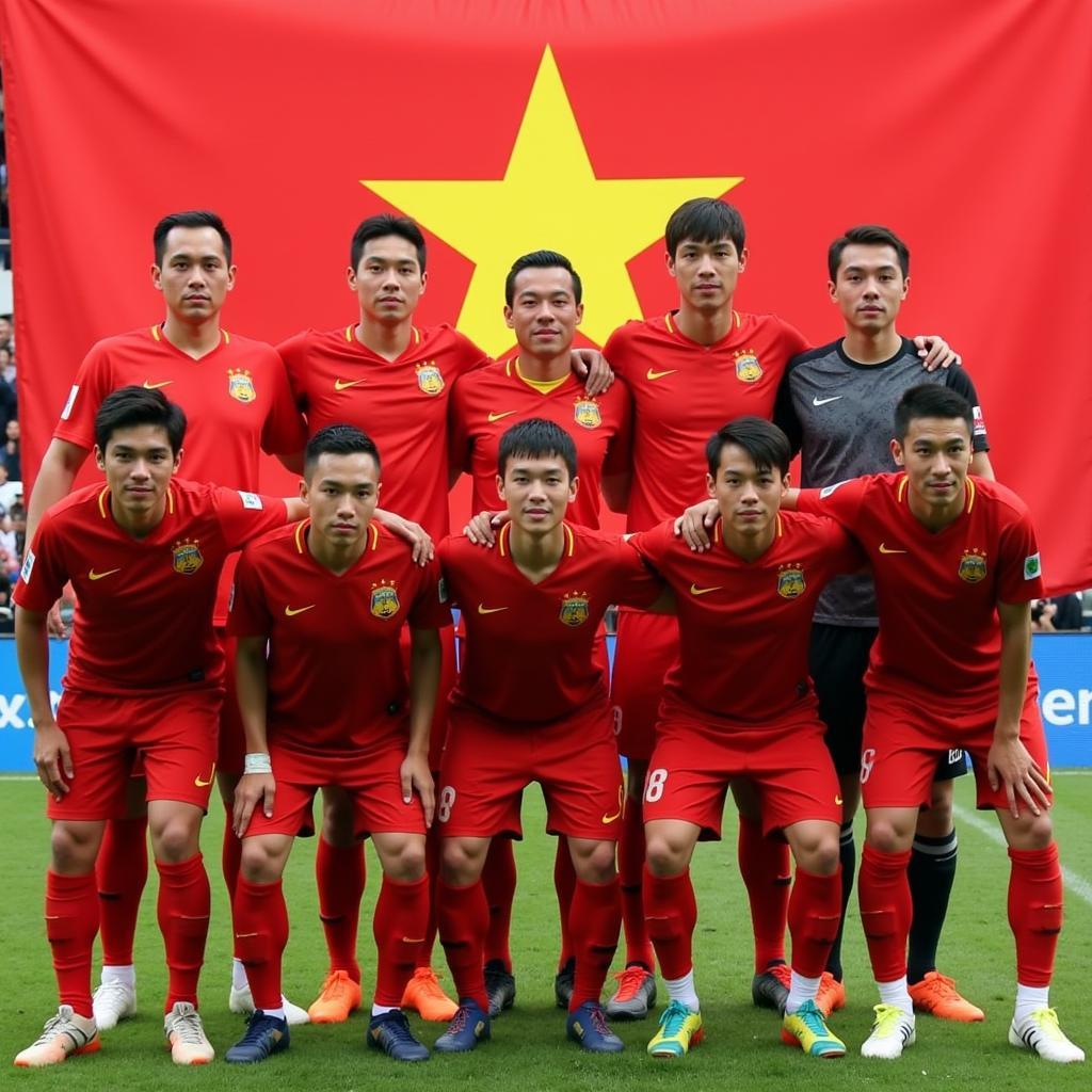 Vietnamese Football Team Group Photo