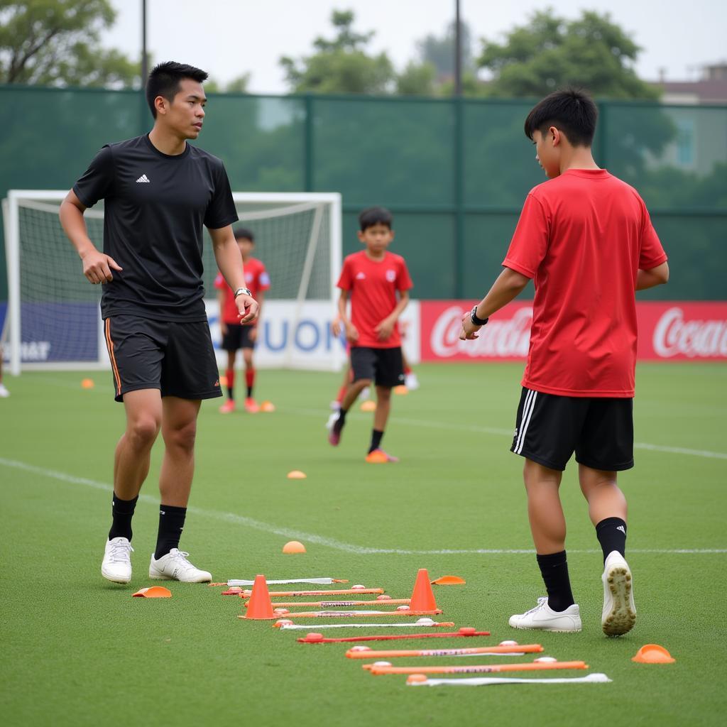 Vietnamese Youth Football Academy Speed and Agility Training