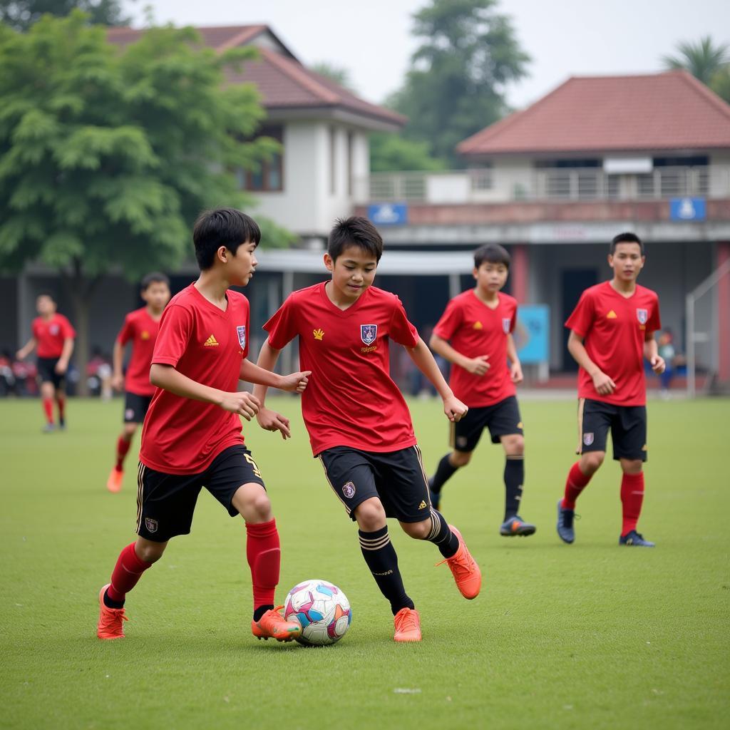 Vietnamese Youth Football Match