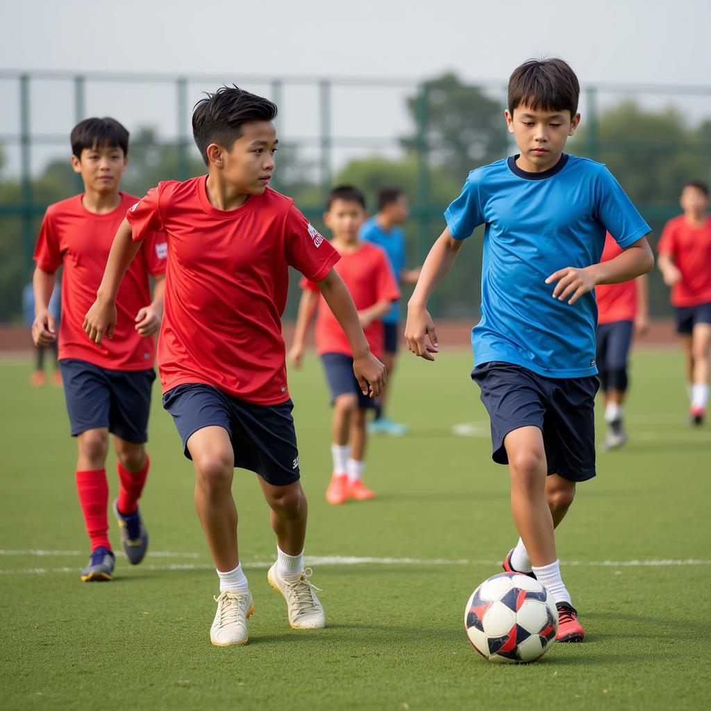 Vietnamese Youth Football Training