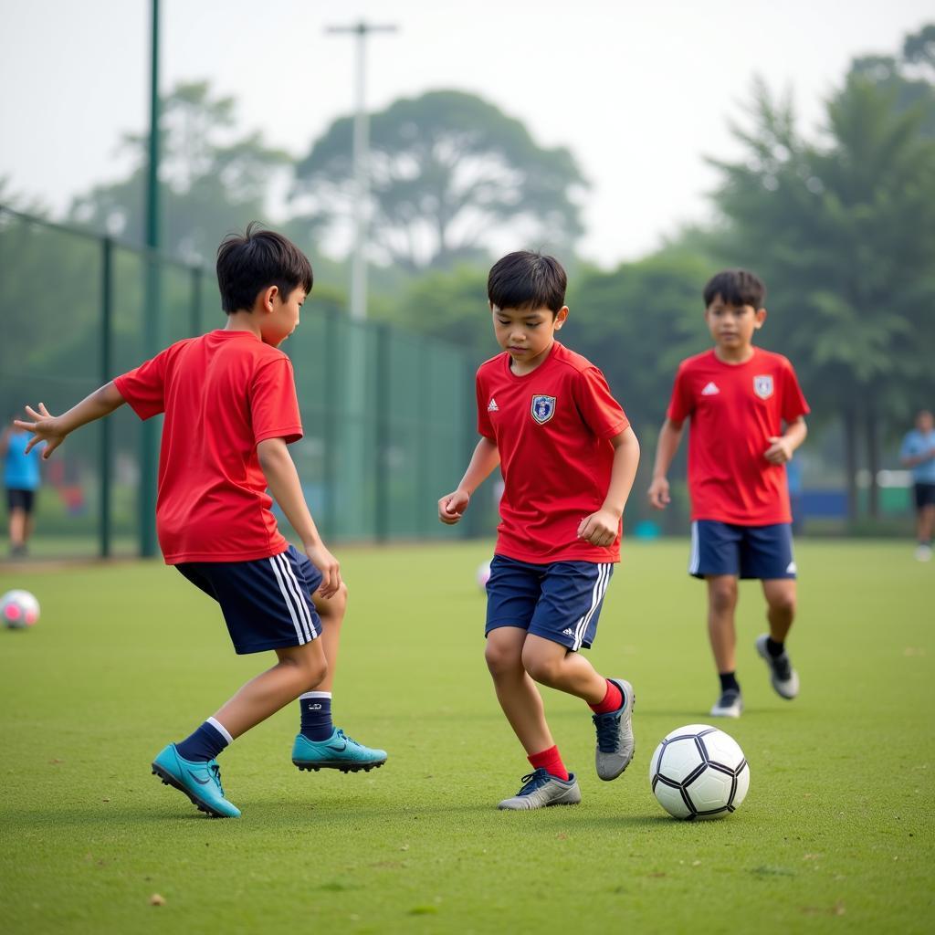 Vietnamese Youth Football Training