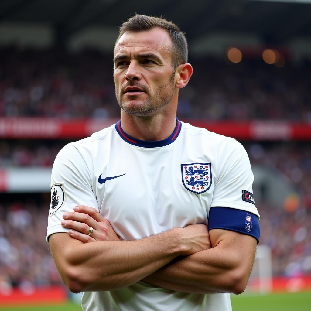 Wayne Rooney as captain of the England national team