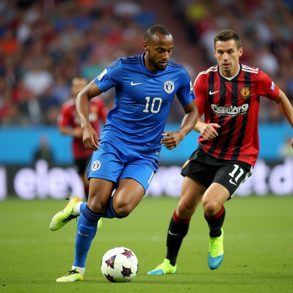 WC10 Player Demonstrating Exceptional Dribbling Skills