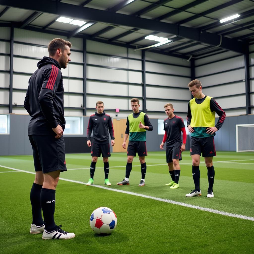 World-Class Football Academy Training Session