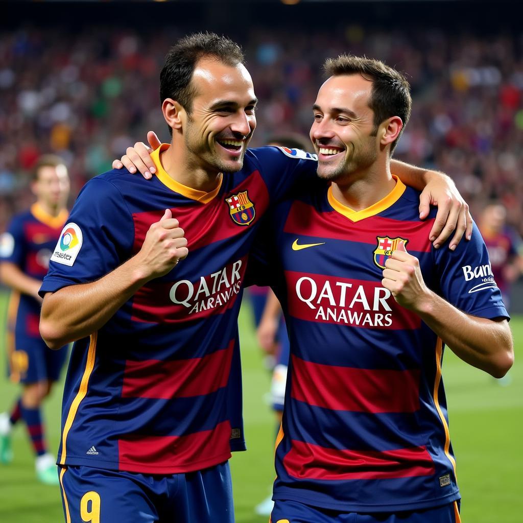 Xavi and Iniesta: Barcelona's Midfield Maestros