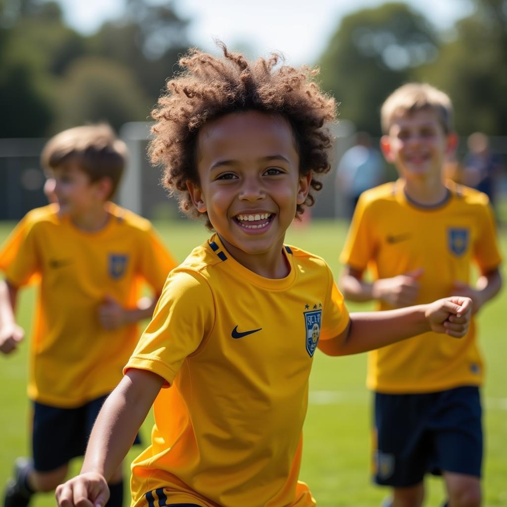 Young Football Player Celebrating Goal in 2019 Episode 15