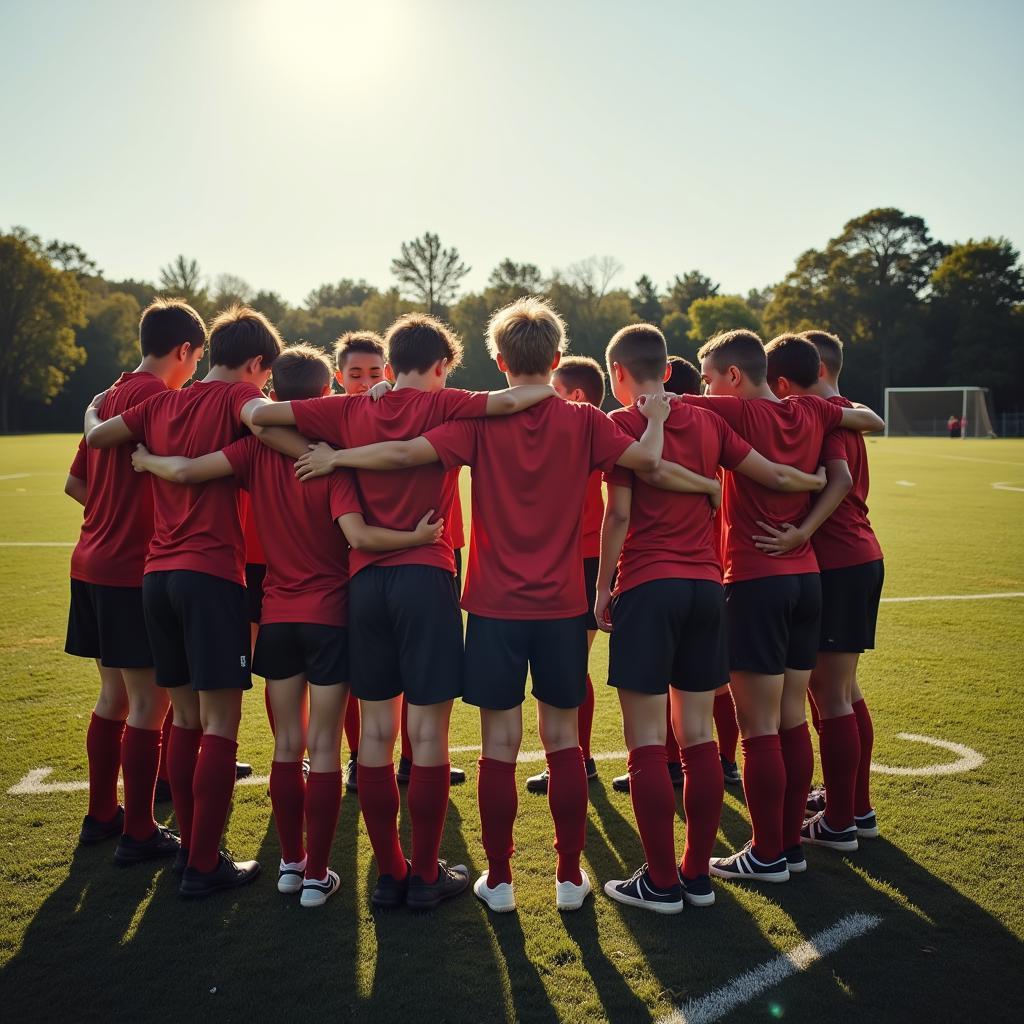 Young Football Players in a Team Huddle in 2019 Episode 15